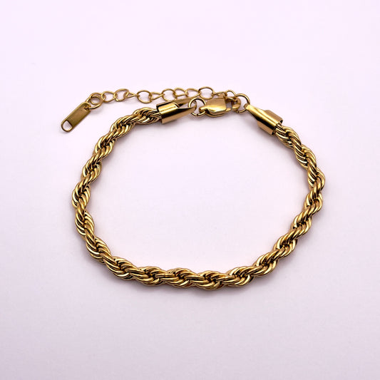 Eiro Gold Spiral Bracelet