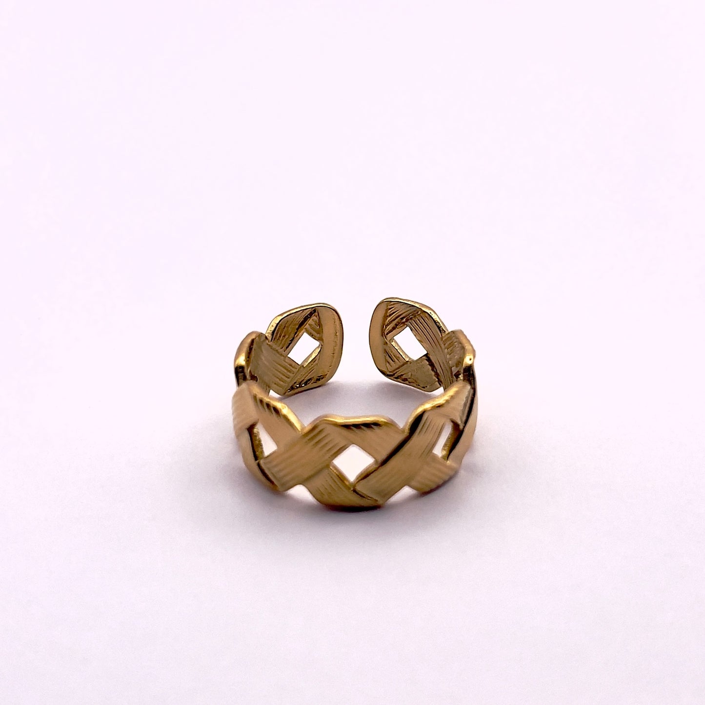 Hara Gold Woven Ring