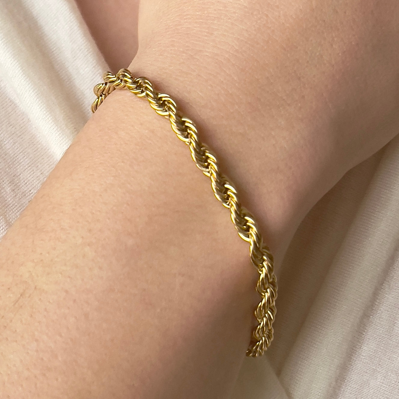 Eiro Gold Spiral Bracelet