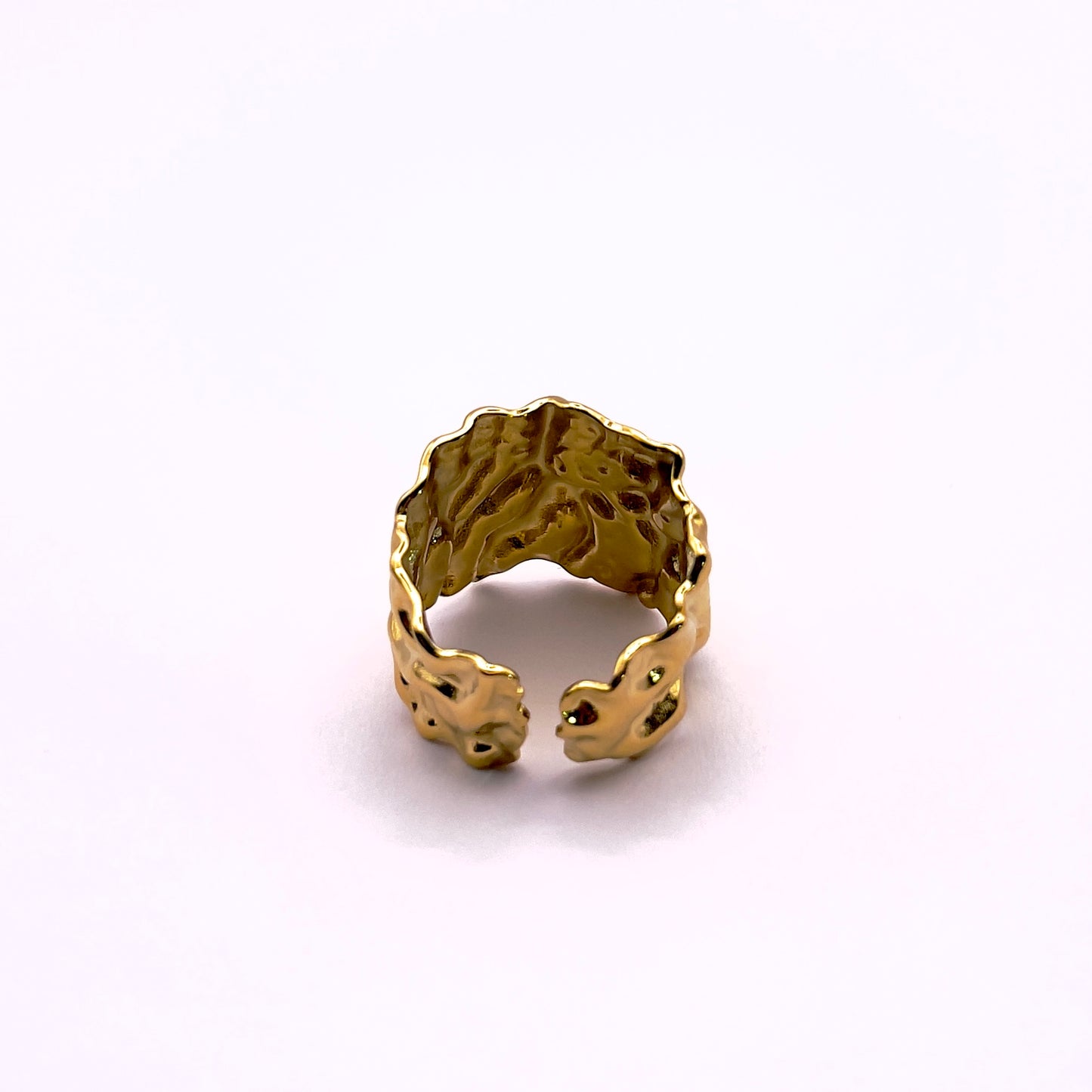 Atas Gold Plated Ingrained Ring