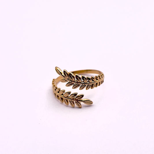 Fyll Elven Leaf Gold Ring