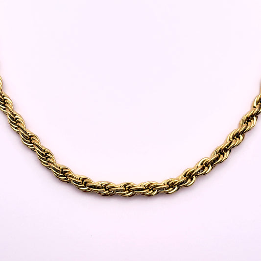 Eiro Gold Spiral Necklace